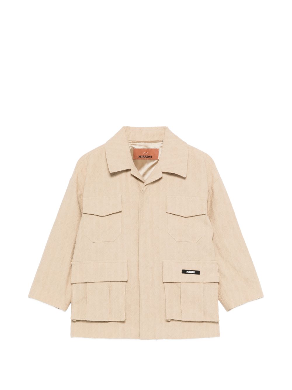 Giacca per bambino Missoni Kids beige con tasche MY2P30 G0211 130 MISSONI KIDS