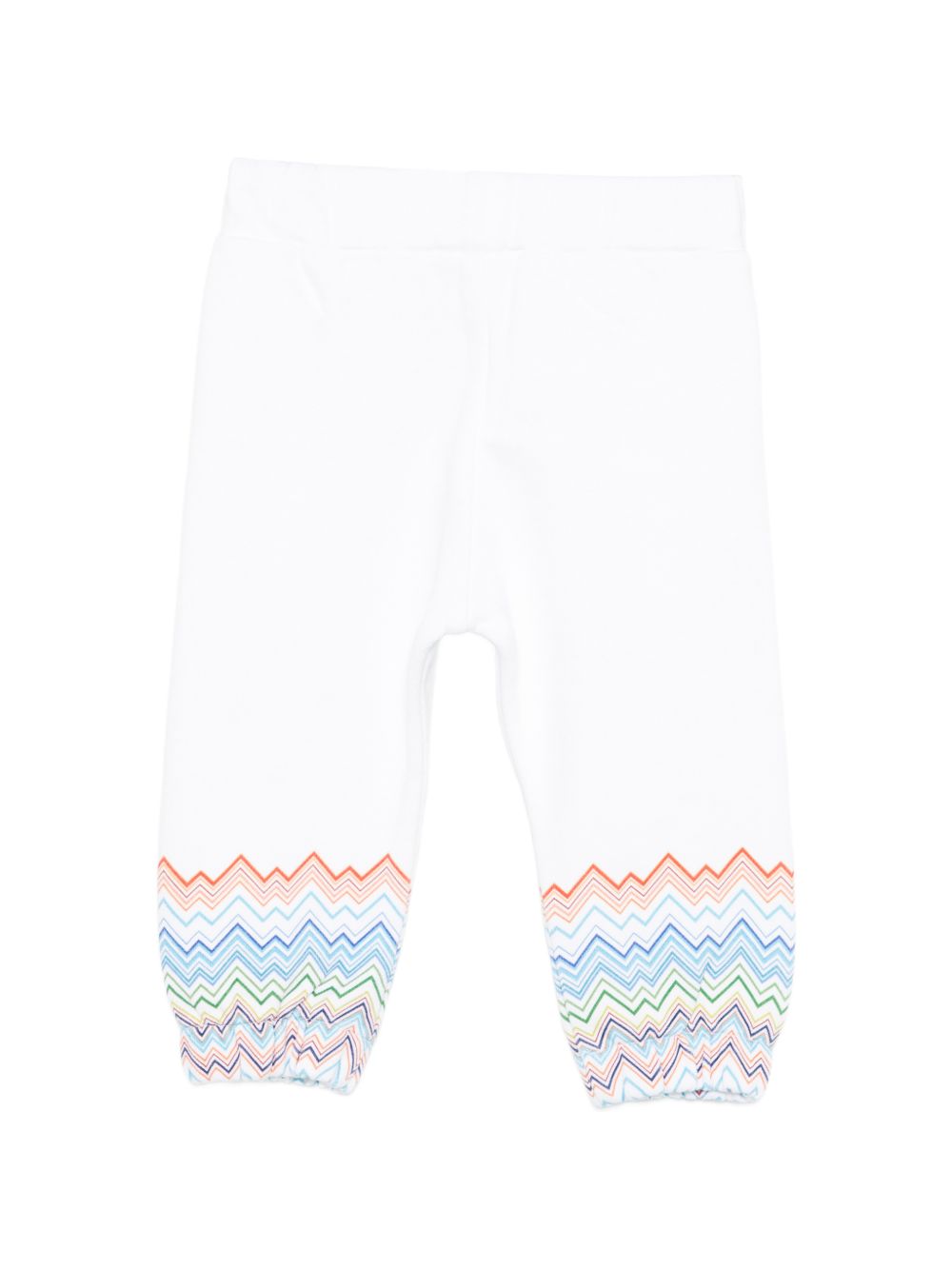 Pantaloni per neonato Missoni Kids multicolore con motivo a zig zag MY6550 F0061 100MC MISSONI KIDS