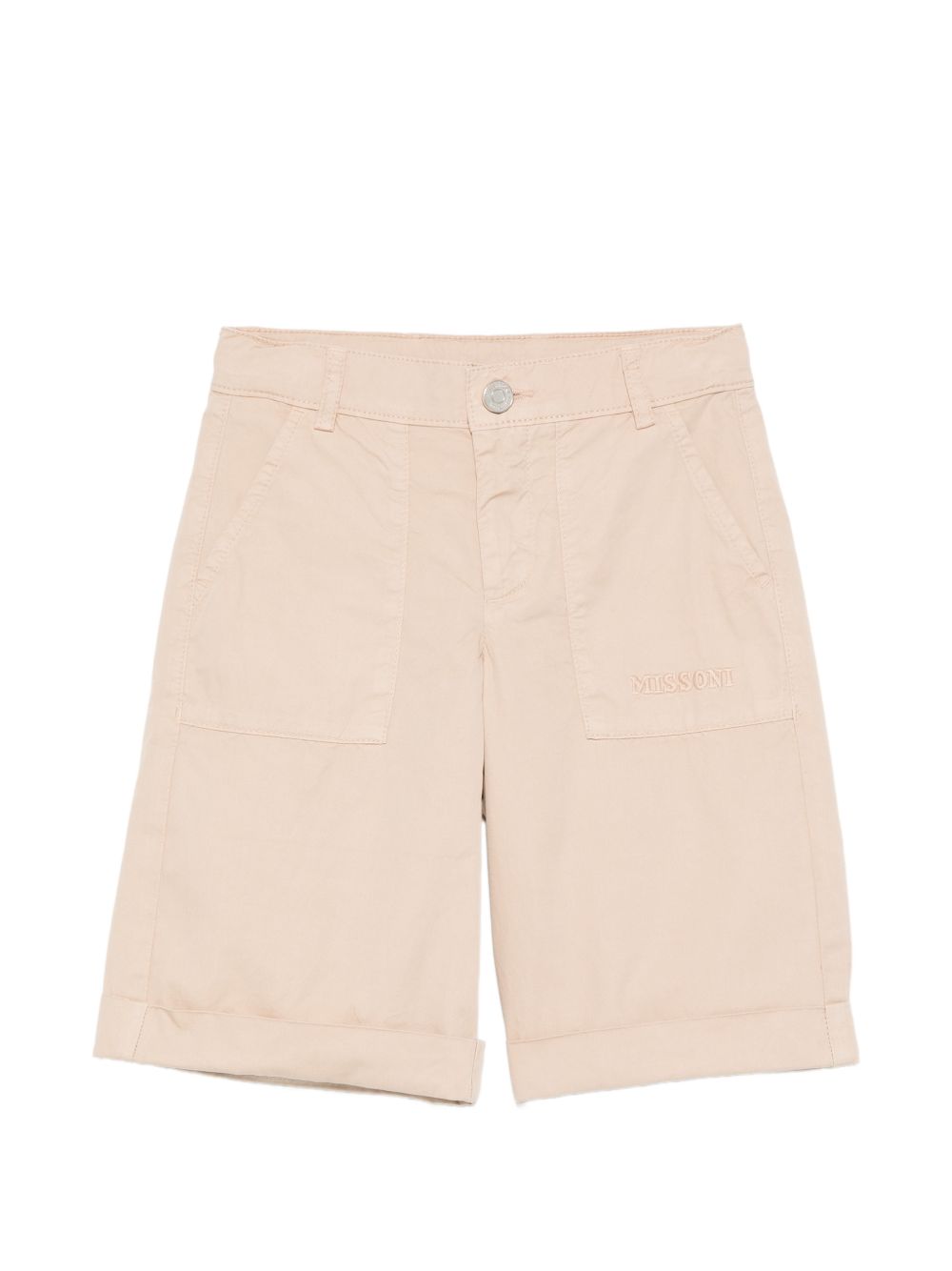 Shorts per bambino Missoni Kids beige con logo ricamato MY6Q09 G0072 130 MISSONI KIDS