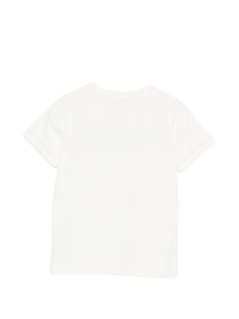 T-shirt per bambino Missoni Kids bianca con logo ricamato MY8P51 Z3672 102 MISSONI KIDS