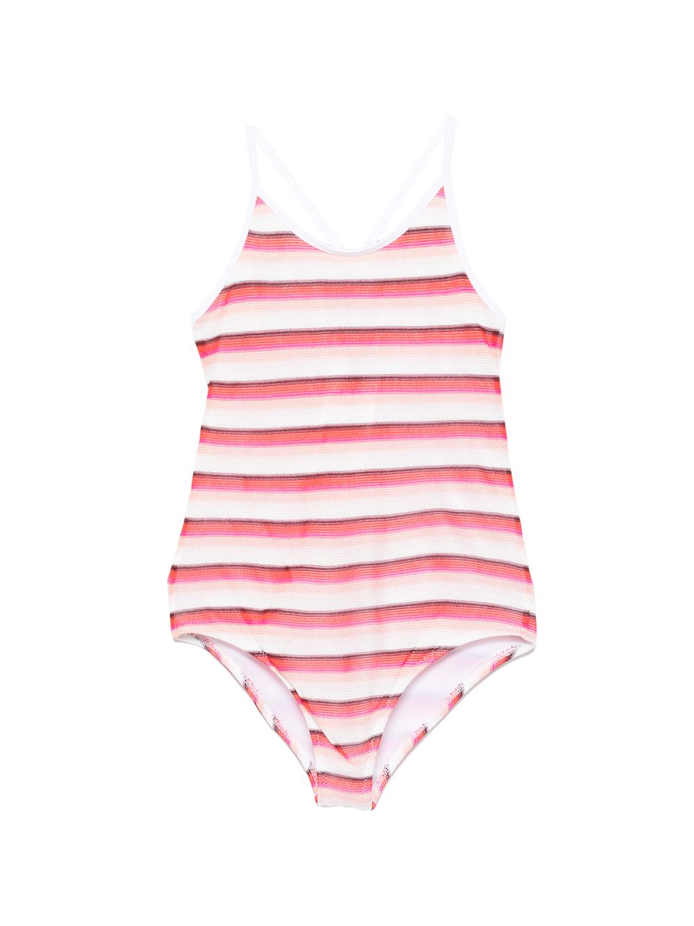 Costume da bagno per bambina Missoni Kids multicolore con spalline incrociate MYCB49 Q0117 100FU MISSONI KIDS