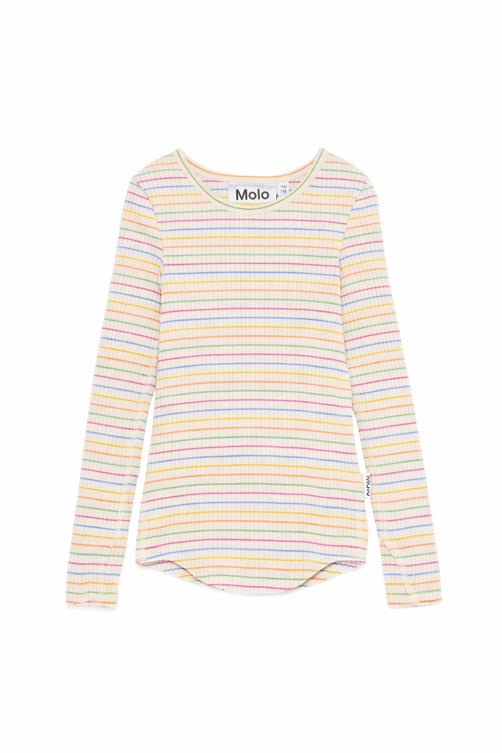T-shirt Rochelle per bambina Molo multicolor con design a righe 2S26A406 9485 MOLO KIDS