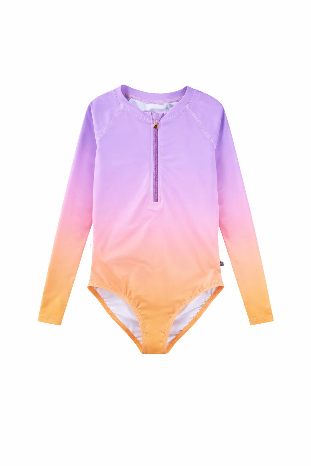 Costume intero Necky per bambina Molo viola con zip sul davanti 8S26P516 5225 MOLO KIDS