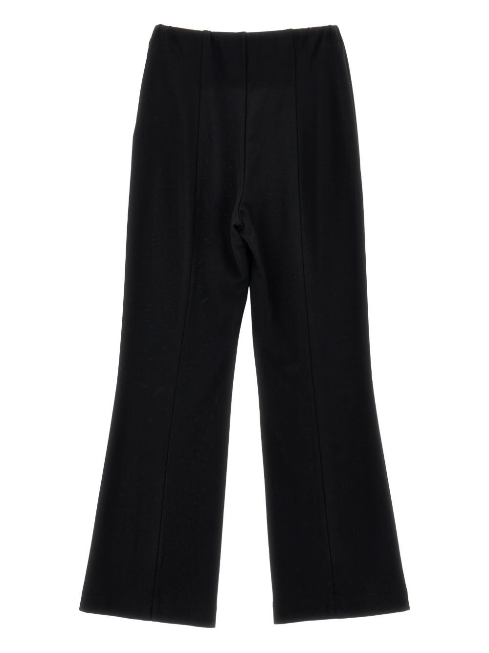 Pantaloni per bambina Monnalisa nero con dettaglio con cuciture 41G401 7231 0050 MONNALISA KIDS