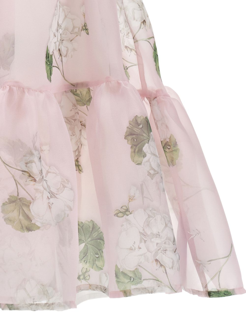 Abito per bambina Monnalisa rosa con stampa a fiori 71G913 7652 0091 MONNALISA KIDS