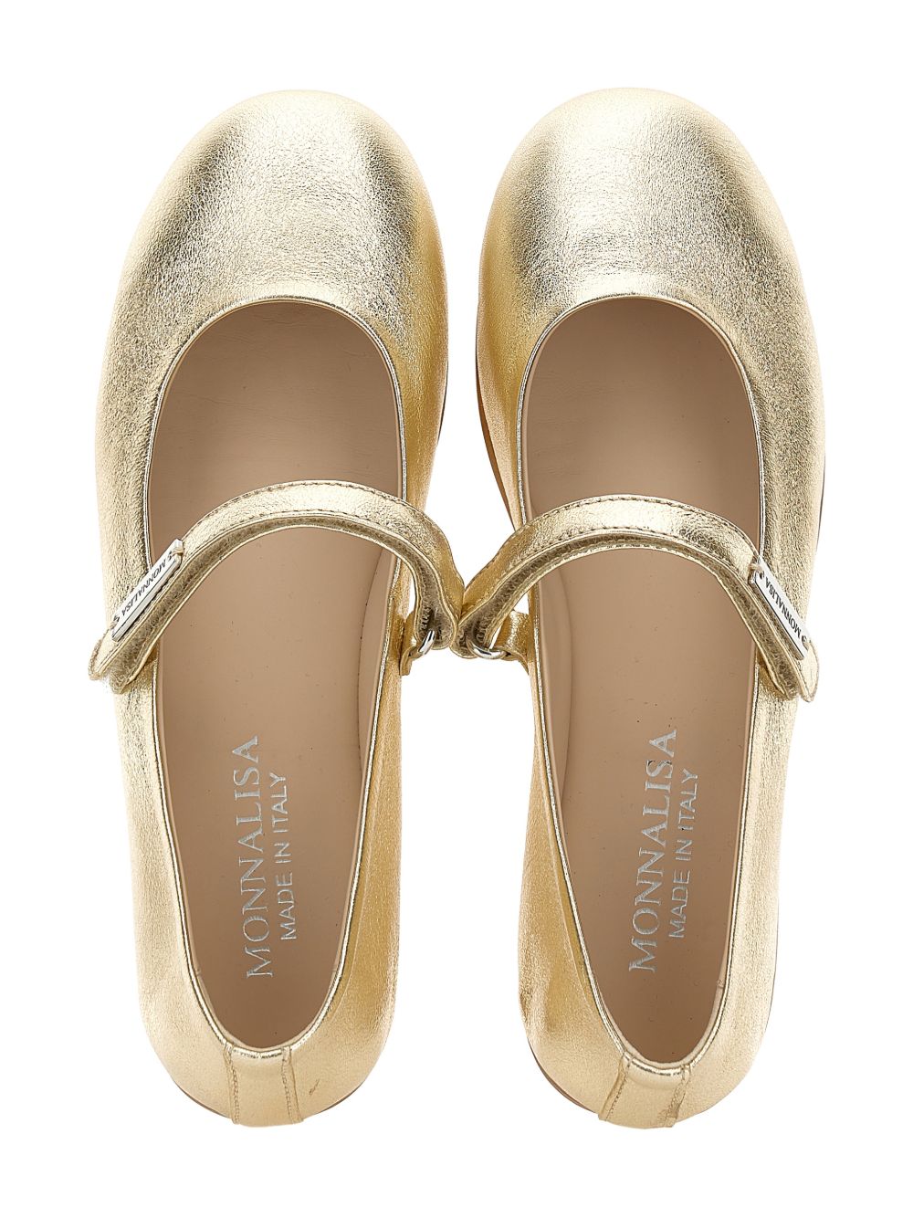 Ballerine per bambina Monnalisa color oro con cinturino 87G010RM 7718 0072 MONNALISA KIDS
