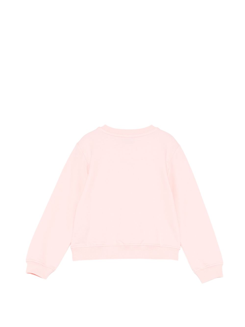 Felpa per bambina Moschino Kids rosa con stampa grafica HLF02MLDA00 50209 MOSCHINO KIDS