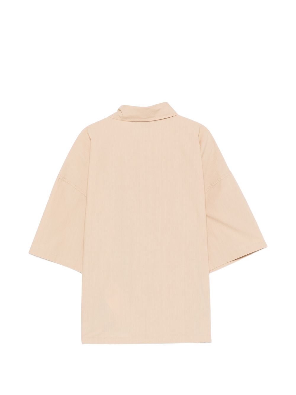 Camicia per bambino Moschino Kids beige con stampa grafica sul petto HUC01WLLA10 20829 MOSCHINO KIDS