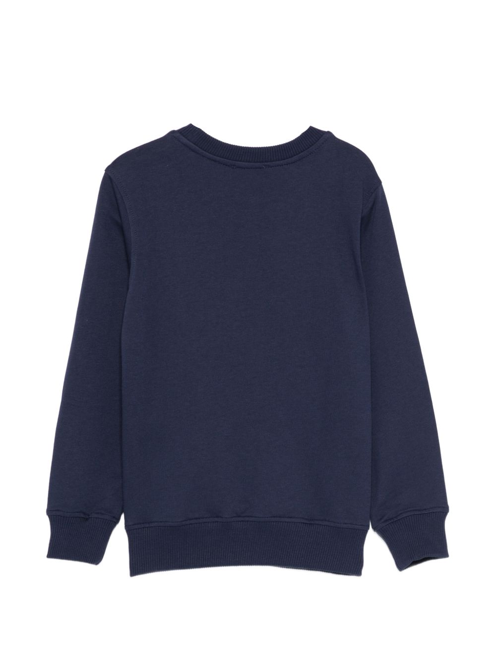 Felpa per bambini Moschino Kids blu con ricamo Teddy Bear HUF09XLCA19 40016 MOSCHINO KIDS