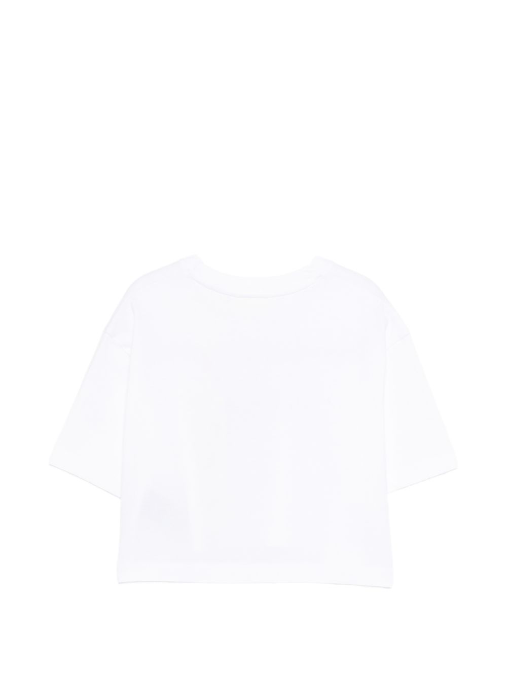 T-shirt per bambina Off-White Kids bianca con stampa grafica floreale sul davanti 44GAA019S26J001 100 OFF WHITE KIDS