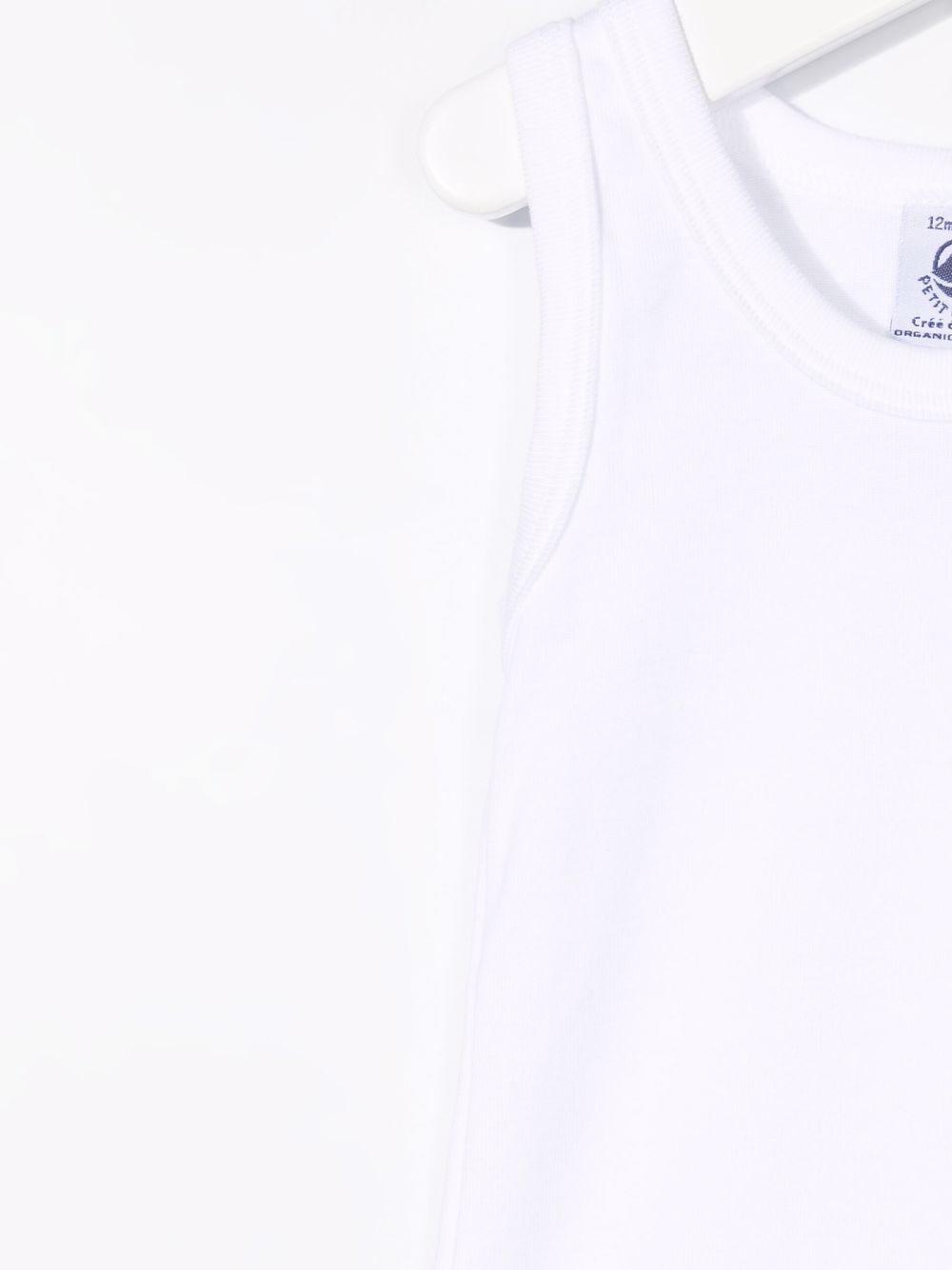 Set di due tutine per neonati Petit Bateau bianche con scollo rotondo A01T5 00 PETIT BATEAU KIDS