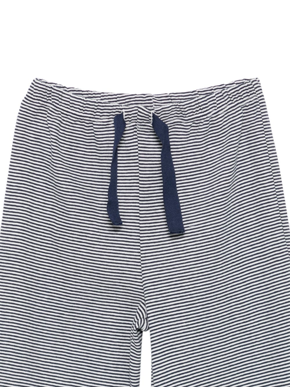 Pigiama per bambino Petit Bateau a righe bianche e nere A0CK1 02 PETIT BATEAU KIDS