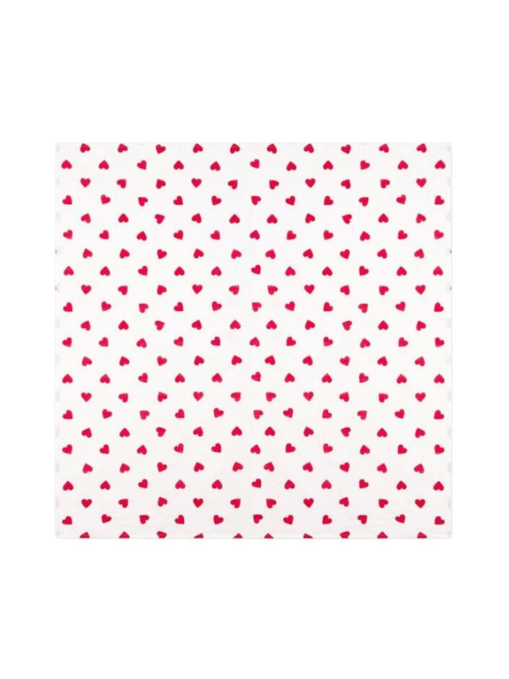 Coperta per neonati Petit Bateau bianca con stampa a cuori all-over A0EZH 01 PETIT BATEAU KIDS