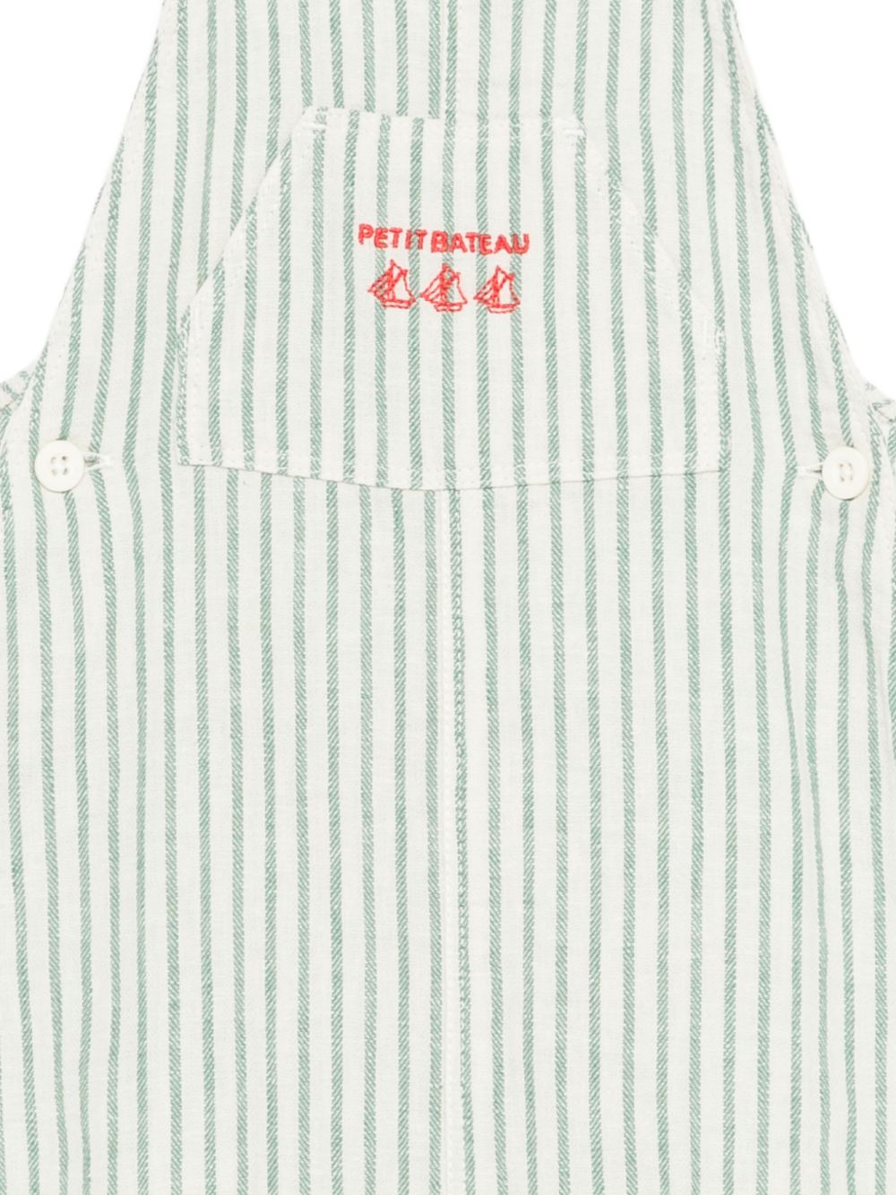 Salopette per neonato Petit Bateau multicolore con design a righe A0F4F 01 PETIT BATEAU KIDS
