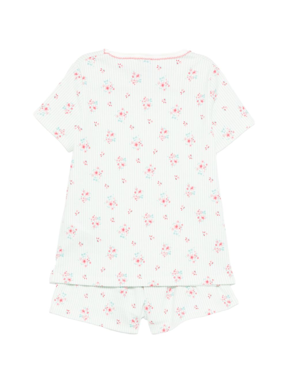 Pigiama per bambina Petit Bateau multicolore con stampa floreale all-over A0F6L 01 PETIT BATEAU KIDS