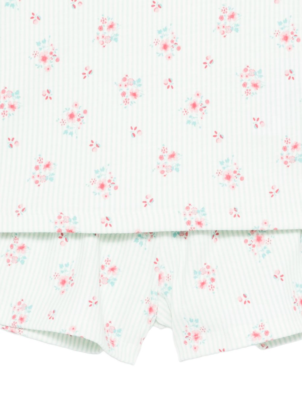 Pigiama per bambina Petit Bateau multicolore con stampa floreale all-over A0F6L 01 PETIT BATEAU KIDS