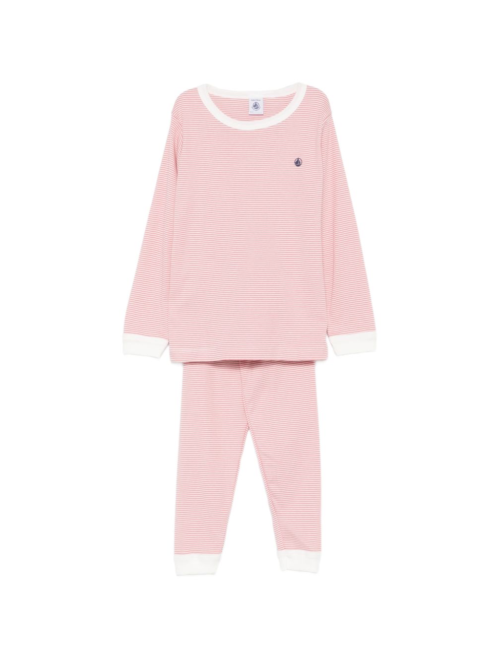 Set di due pigiami per bambina Petit Bateau rosa con stampa grafica all-over A0FQ1 00 PETIT BATEAU KIDS