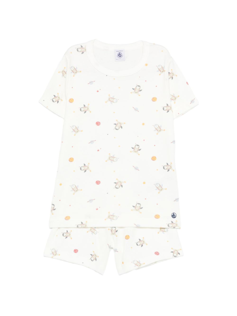 Set due pigiami per bambino Petit Bateau multicolore con stampa all-over A0FQH 00 PETIT BATEAU KIDS