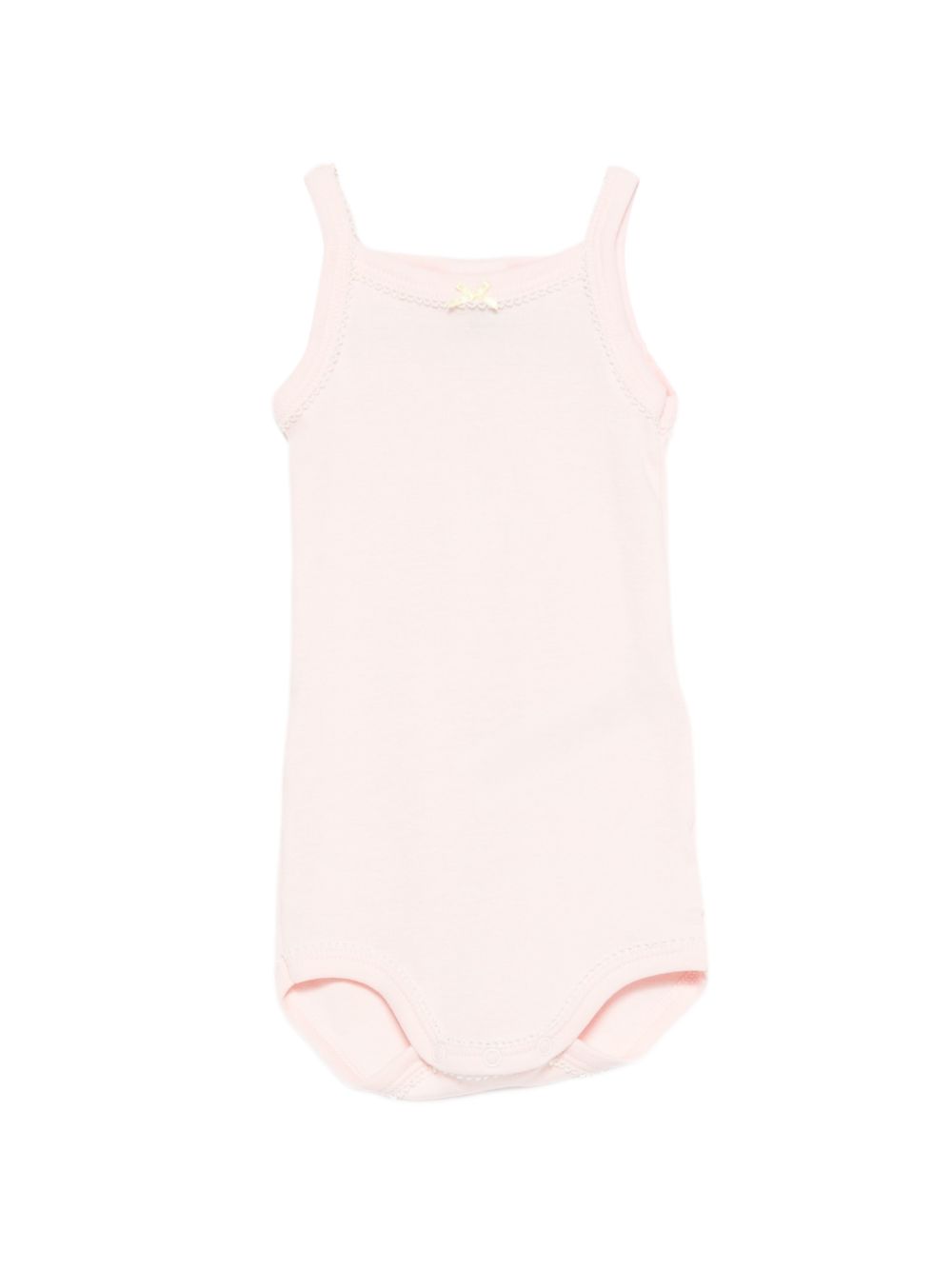 Set tre body per neonata Petit BAteau multicolore senza maniche con motivo a pois A0FRY 00 PETIT BATEAU KIDS