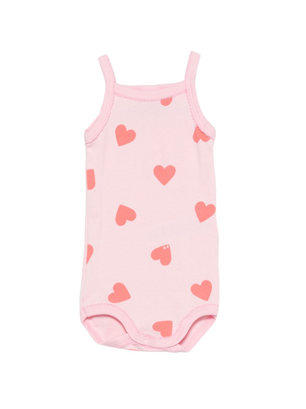 Set tre body per neonata Petit Bateau multicolore con stampa a cuore A0FS1 00 PETIT BATEAU KIDS