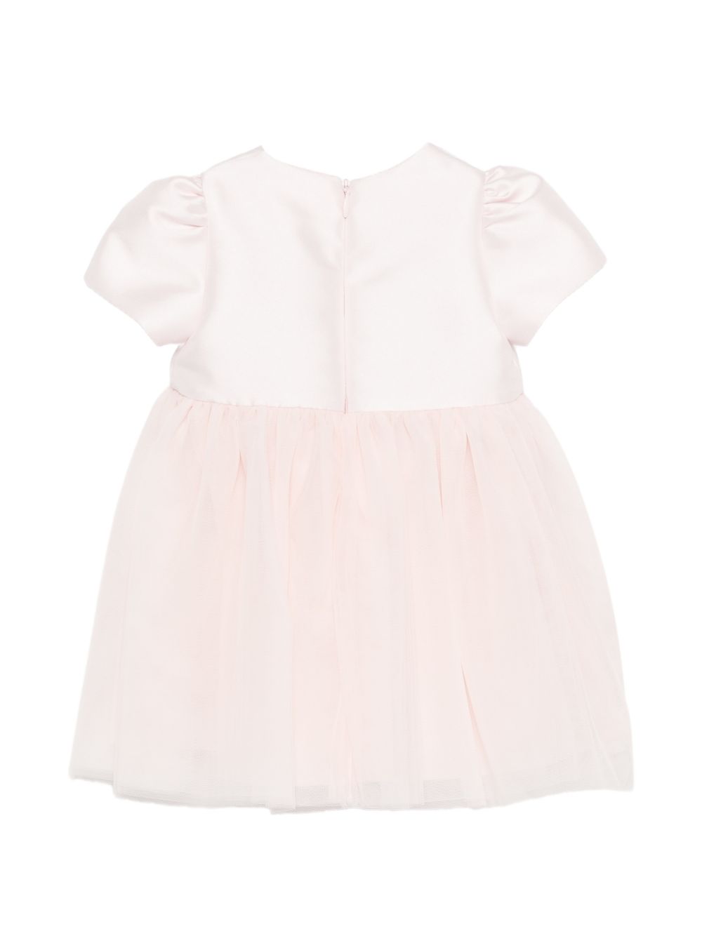 Abito per neonata Simonetta rosa con applicazione floreale SY1021 T0002 501 SIMONETTA KIDS