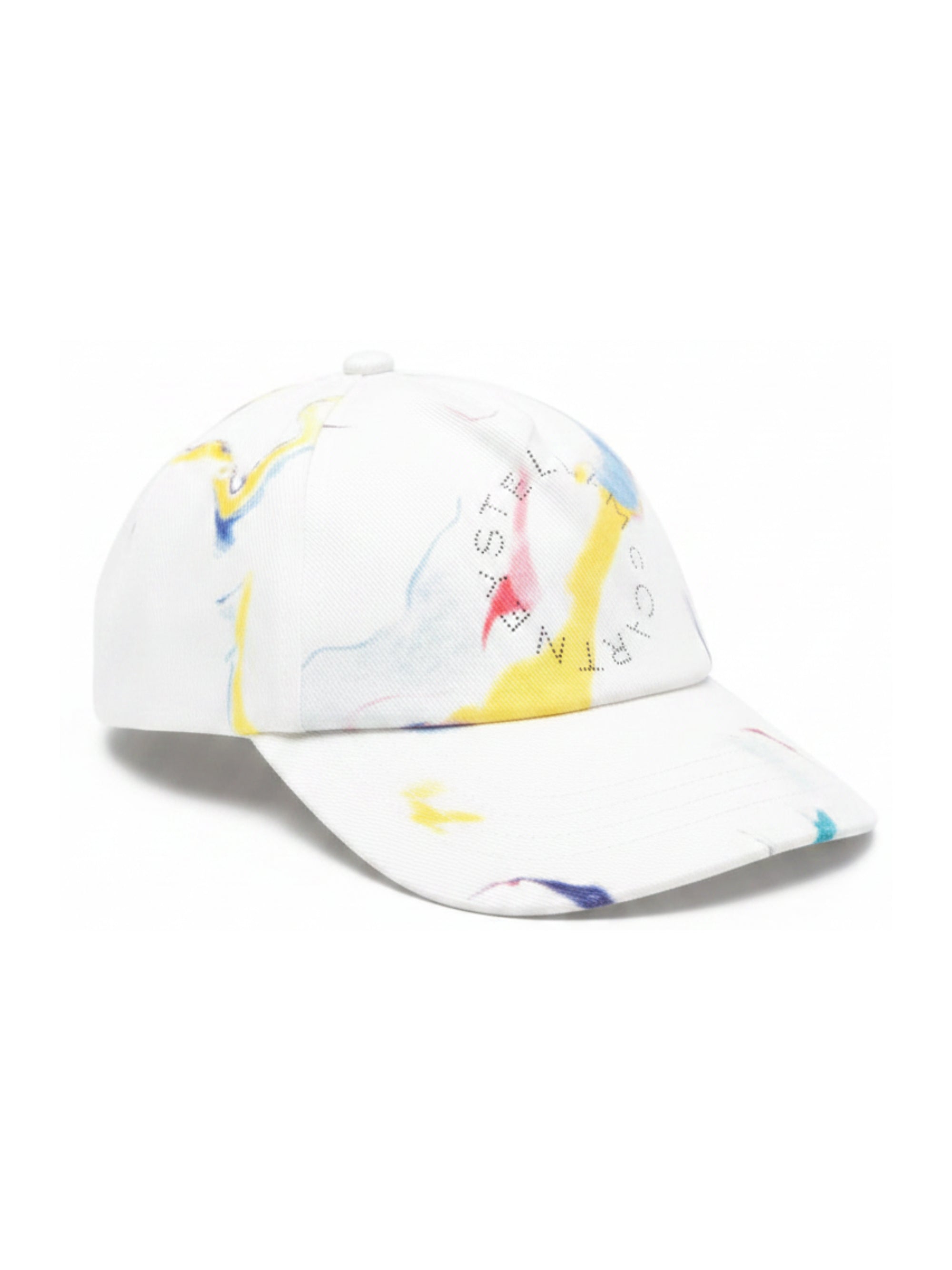 Berretto per bambino Stella McCartney Kids bianco con stampa baseball TY0B67 Z3474 101MC STELLA McCARTNEY KIDS