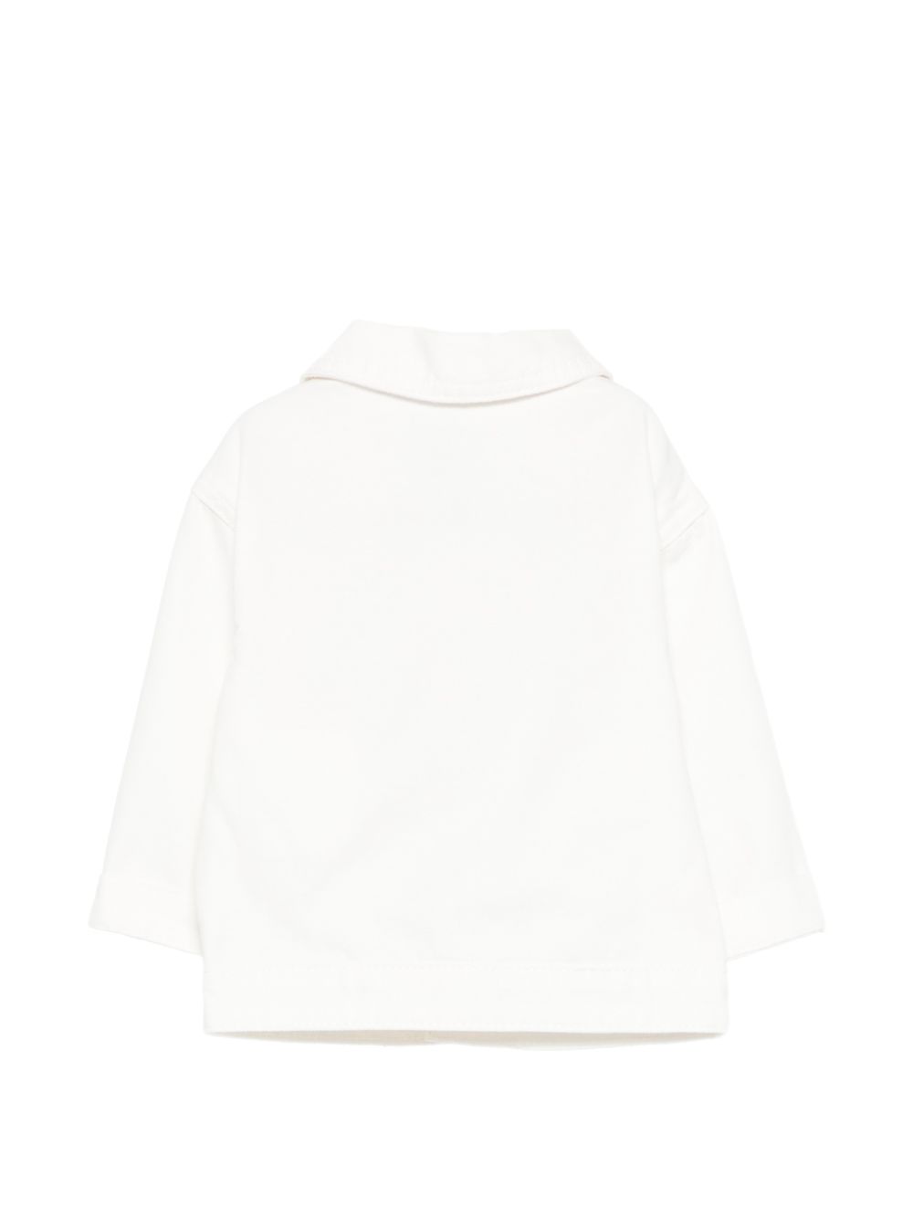 Giacca denim per neonato Stella McCartney Kids bianca con applicazione TY2527 Z2661 101 STELLA McCARTNEY KIDS