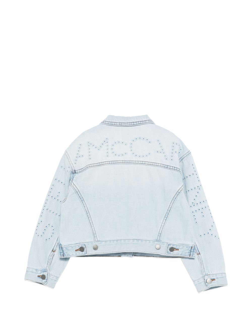 Giacca per bambina Stella McCartney Kids in denim con applicazione TY2A67 Z0746 600 STELLA McCARTNEY KIDS