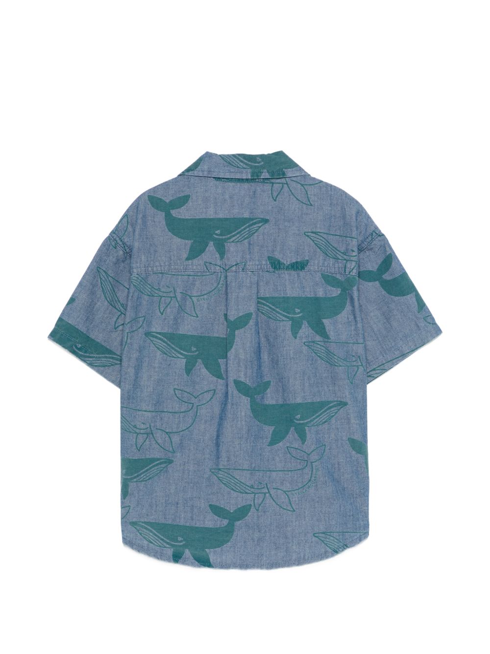 Camicia per bambino Stella McCartney Kids in denim con stampa all-over TY5P11 Z3546 606MC STELLA McCARTNEY KIDS