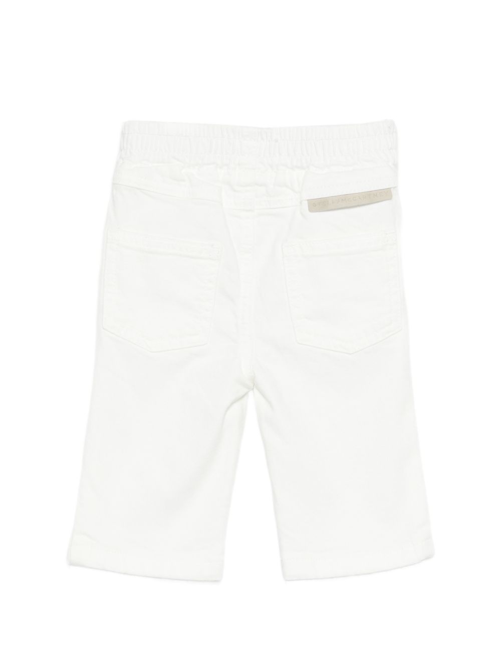 Jeans per neonato Stella McCartney Kids bianchi elasticizzati TY6150 Z0156 101 STELLA McCARTNEY KIDS