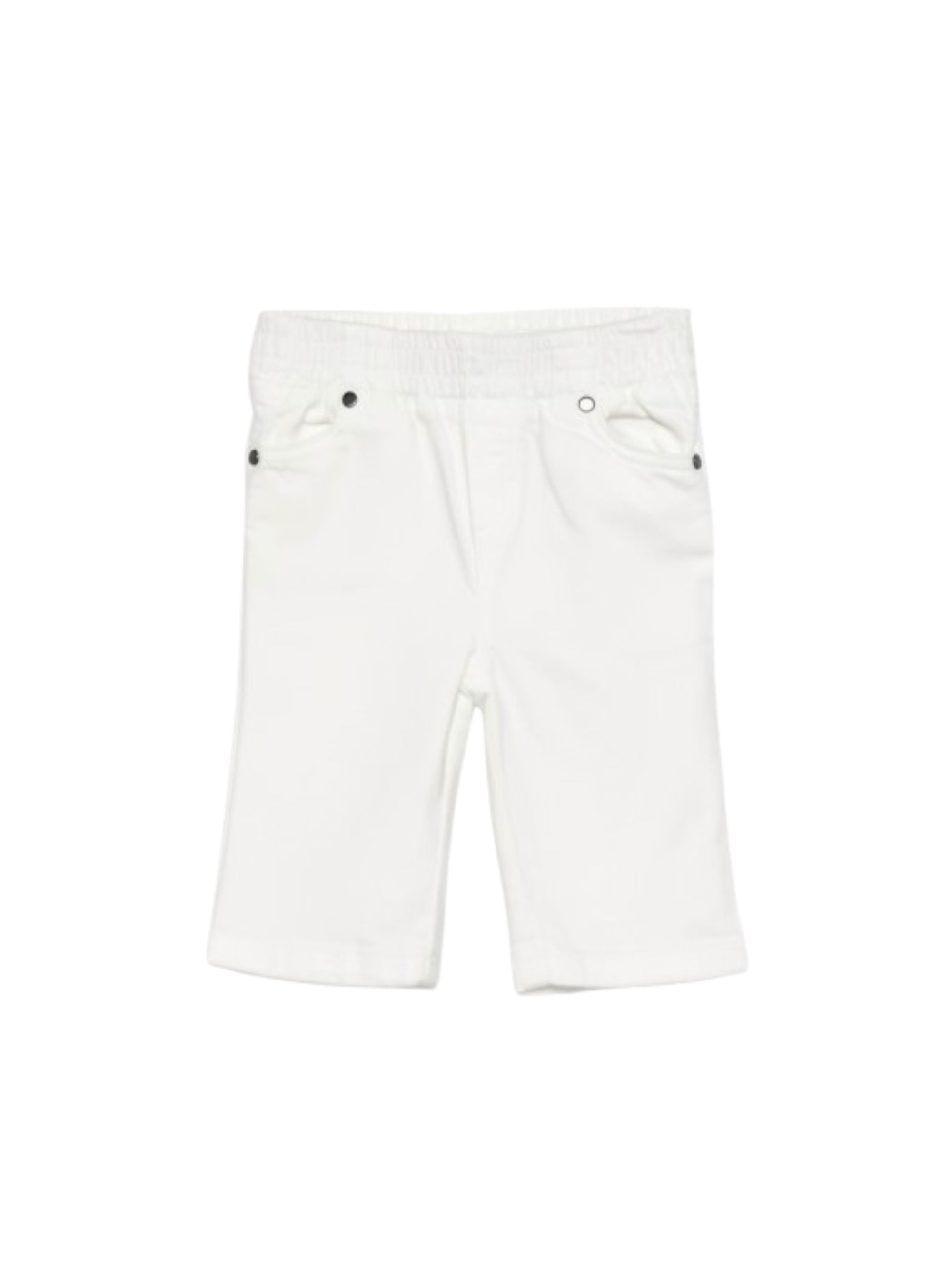 Jeans per neonato Stella McCartney Kids bianchi elasticizzati TY6150 Z0156 101 STELLA McCARTNEY KIDS