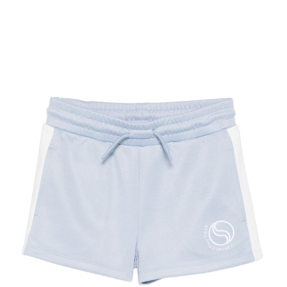Shorts per bambina Stella McCartney Kids azzurro con elastico in vita TY6D19 Z3498 652 STELLA McCARTNEY KIDS