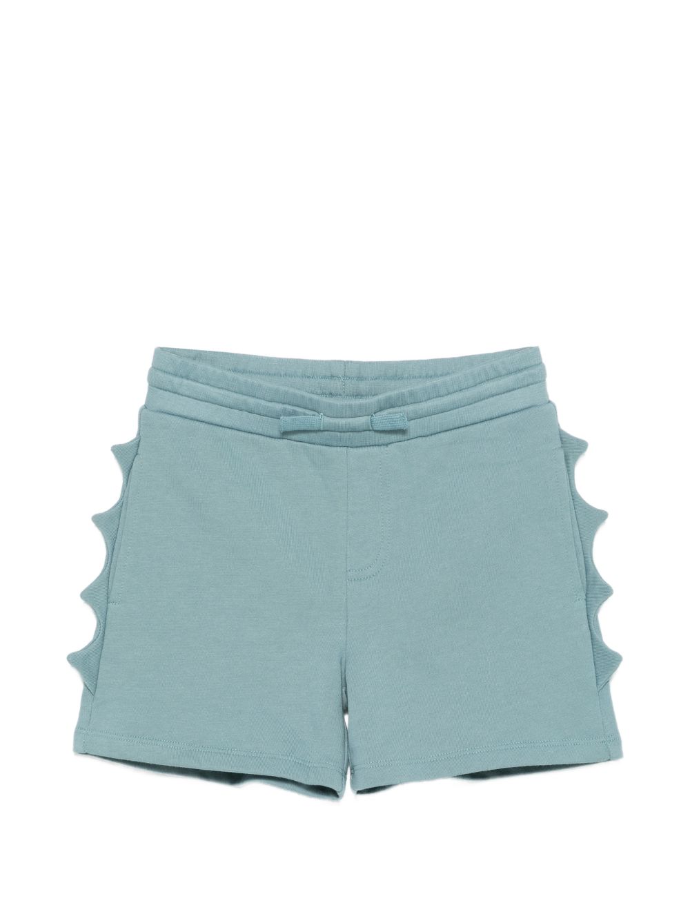 Shorts per bambini Stella McCartney Kids blu con bordo a smerlo TY6P89 Z3409 642 STELLA McCARTNEY KIDS