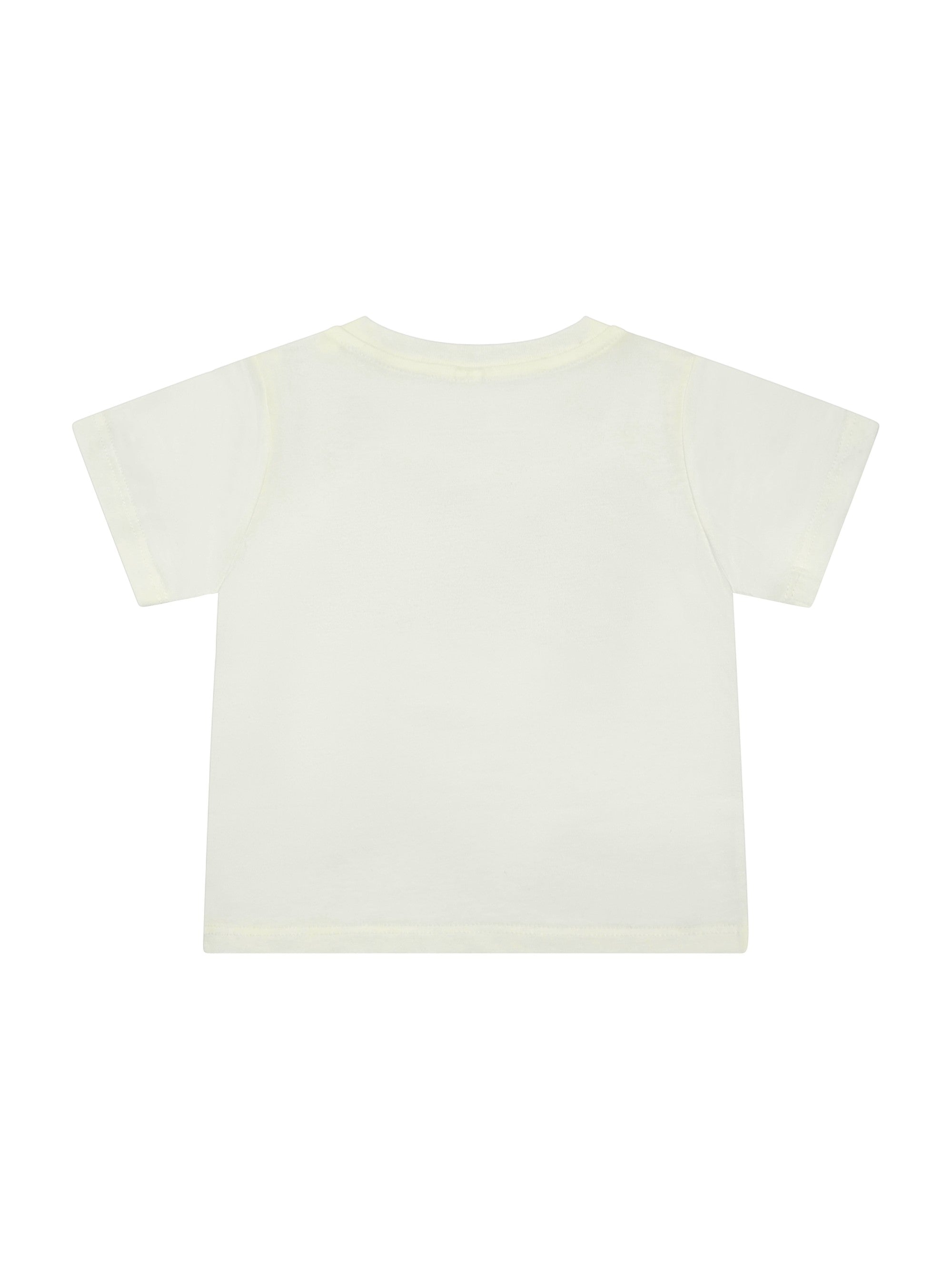 T-shirt per neonata Stella McCartney Kids bianca con stampa grafica sul davanti TY8011 Z0434 101 STELLA McCARTNEY KIDS