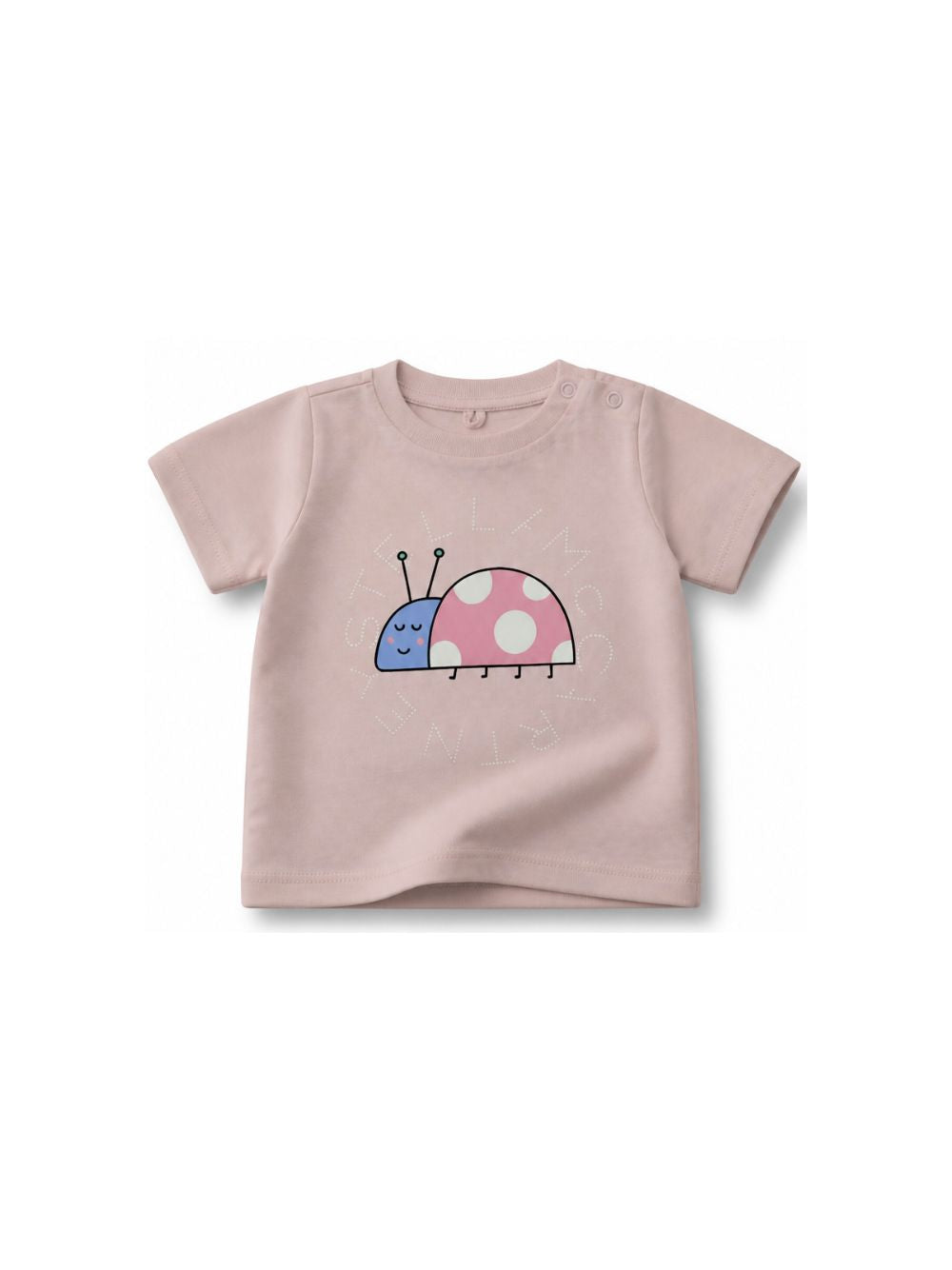 T- shirt per neonata Stella McCartney Kids rosa con stampa grafica sul davanti TY8021 Z0434 51R STELLA McCARTNEY KIDS