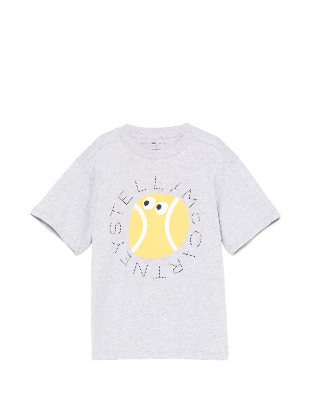 T-shirt per bambino Stella McCartney Kids grigia con stampa grafica TY8R21 Z0434 807 STELLA McCARTNEY KIDS