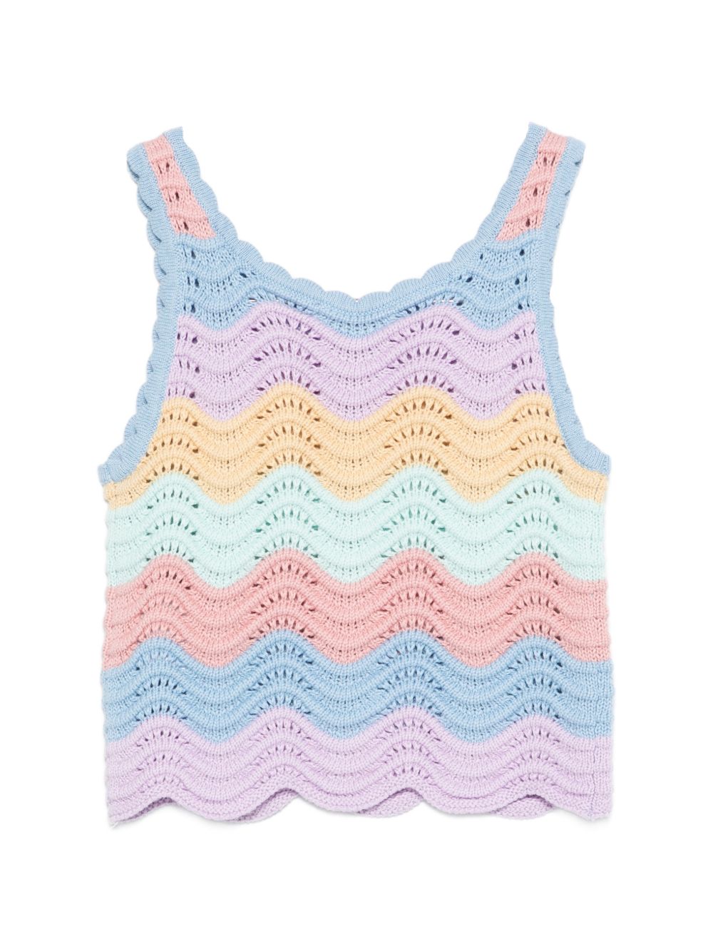 Top per bambina Stella McCartney Kids multicolore con design a righe TY9B02 Z2922 999 STELLA McCARTNEY KIDS