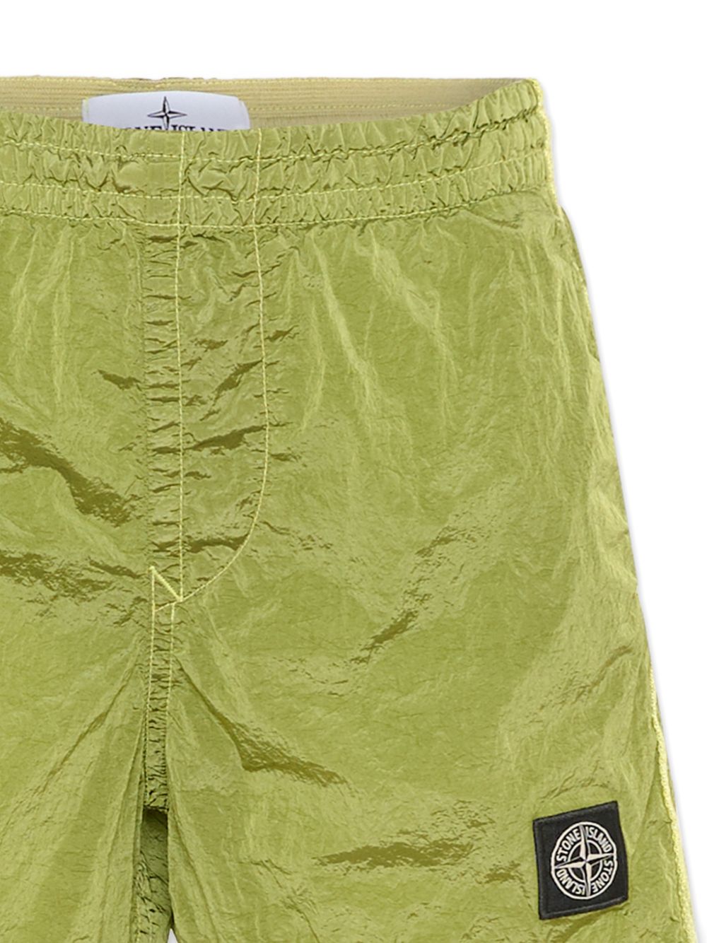 Costume da bagno per bambino Stone Island Junior verde con logo L1S16B100002S0043 V005F STONE ISLAND KIDS