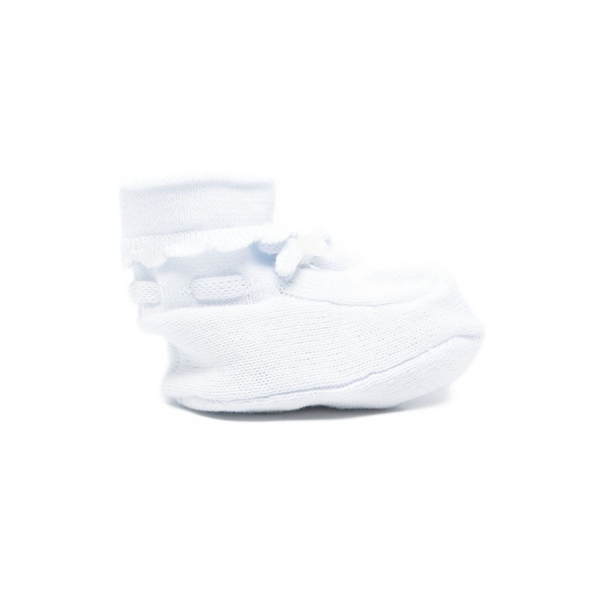 Scarpine da culla per neonata Tartine & Chocolat azzurre con ruches CC89000 41 TArtine & Chocolat KIDS