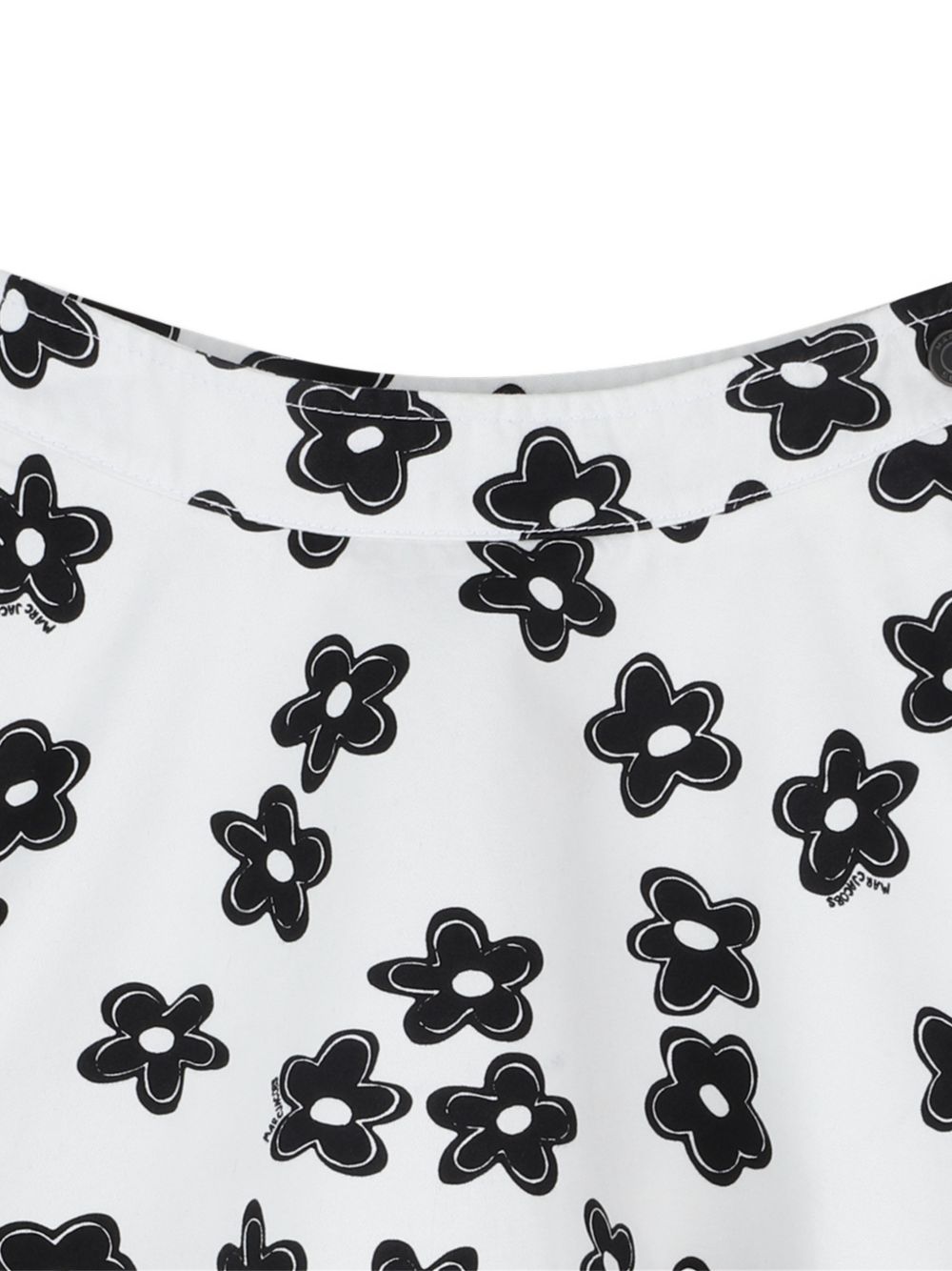 Gonna per bambina The Marc Jacobs Kids bianca con stampa a fiori neri W60727 126 THE MARC JACOBS KIDS