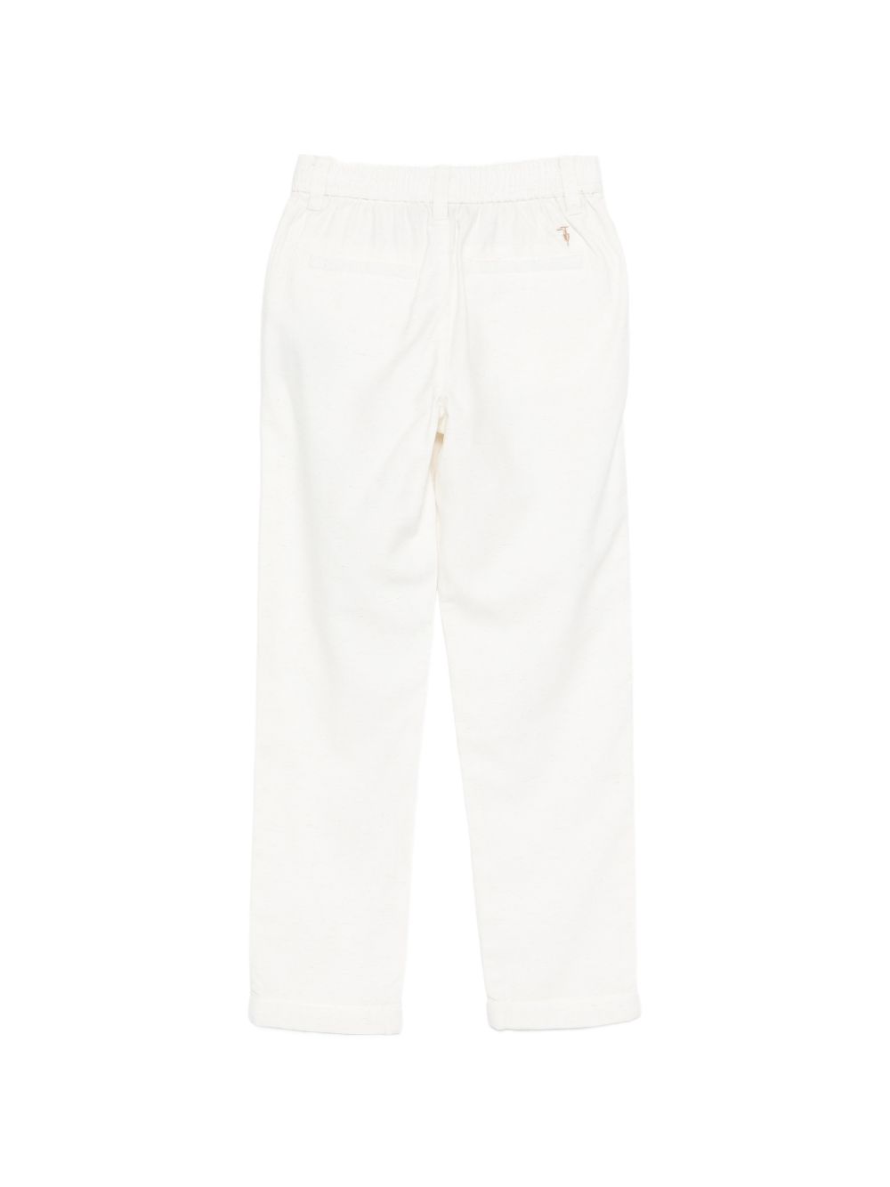 Pantaloni per bambino Trussardi Junior beige con vita elasticizzata TBP26139PA BEIGE N.E. TRUSSARDI KIDS