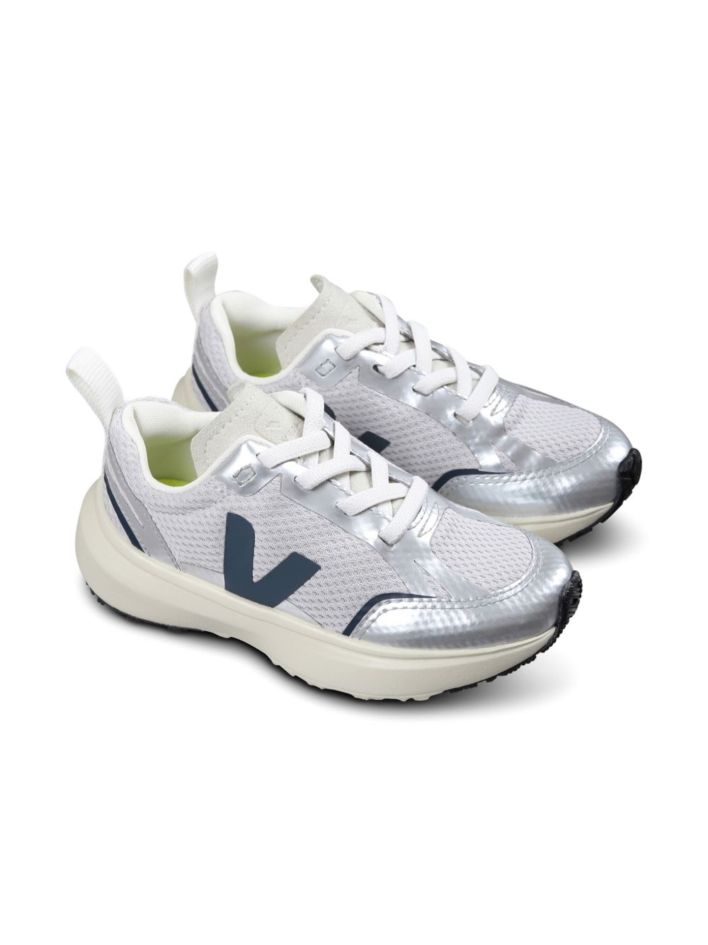Sneakers per bambini VEJA Kids Canary grigie con design slip on YL1820623 LIGHT GREY CALIFORNIA SILVER VEJA KIDS