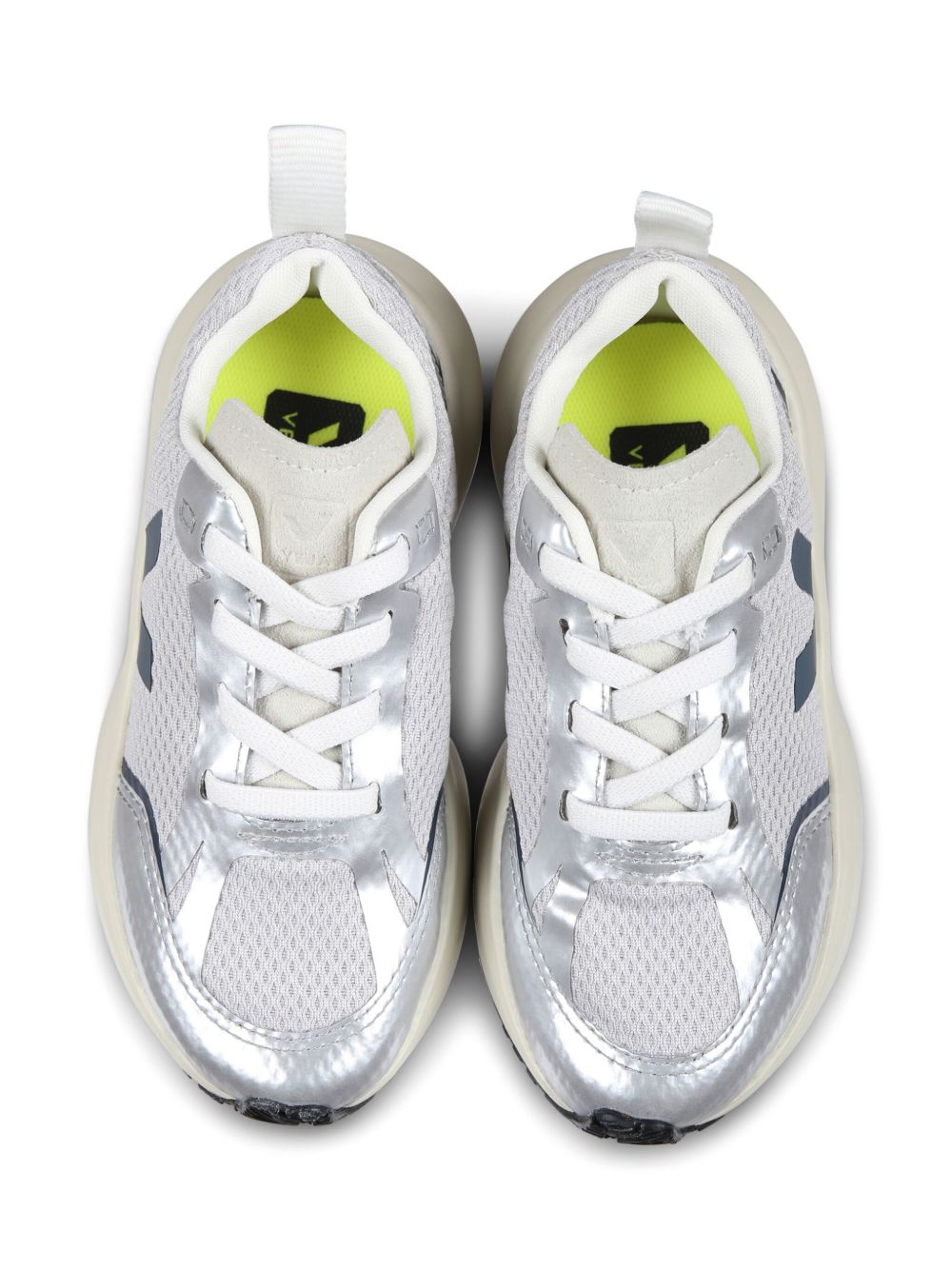 Sneakers per bambini VEJA Kids Canary grigie con design slip on YL1820623 LIGHT GREY CALIFORNIA SILVER VEJA KIDS