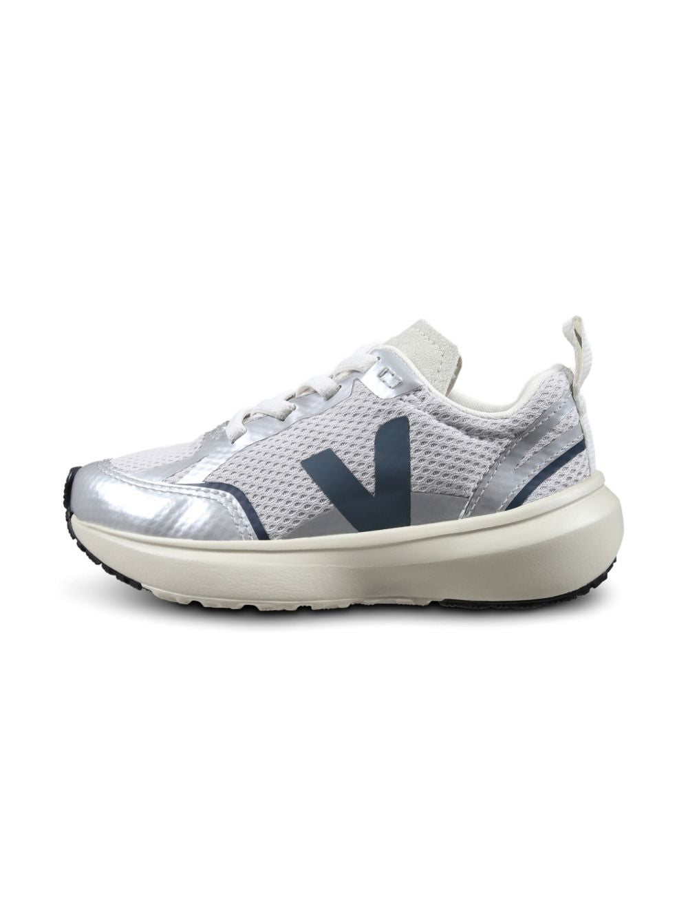 Sneakers per bambini VEJA Kids Canary grigie con design slip on YL1820623 LIGHT GREY CALIFORNIA SILVER VEJA KIDS