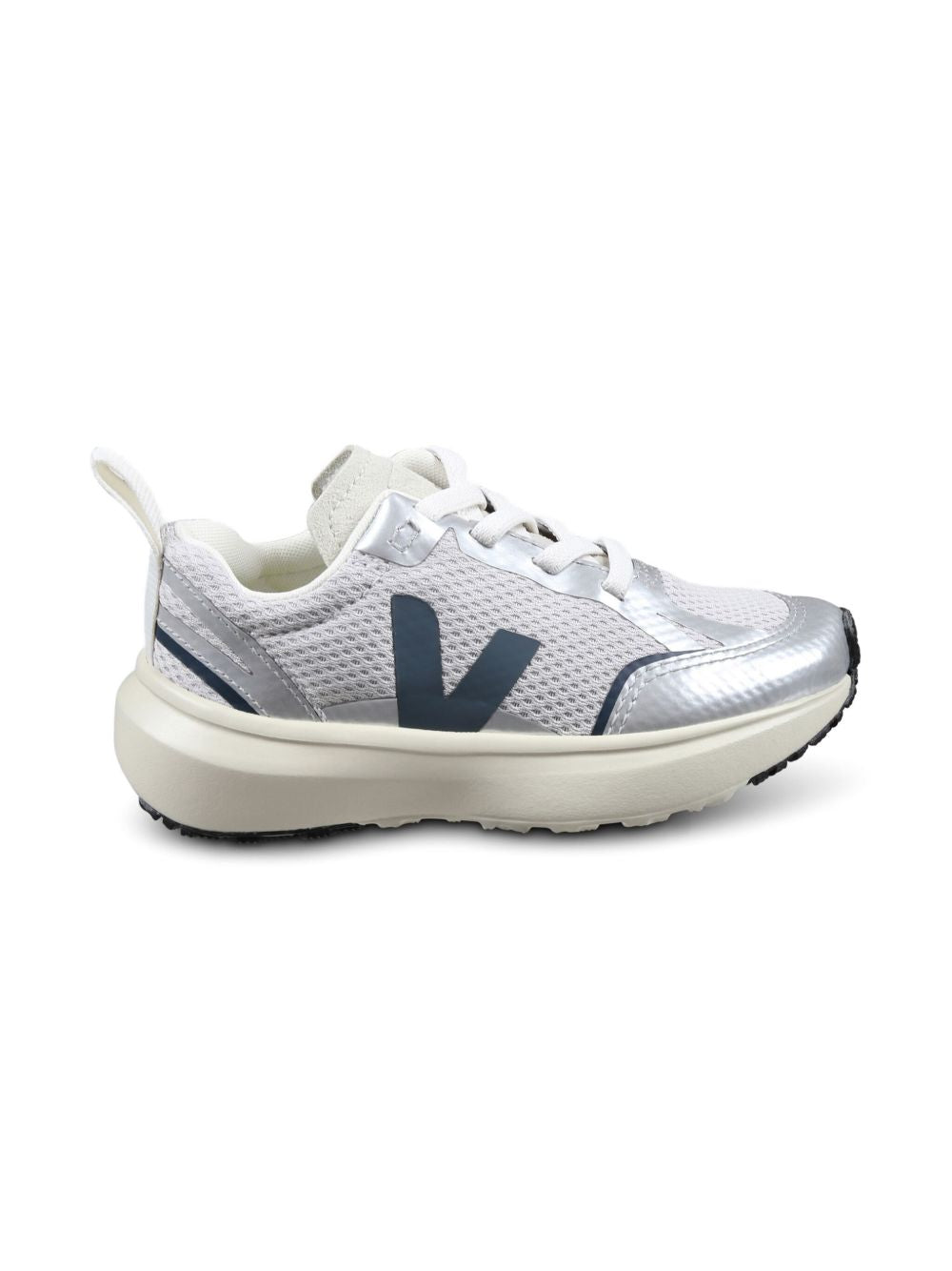 Sneakers per bambini VEJA Kids Canary grigie con design slip on YL1820623 LIGHT GREY CALIFORNIA SILVER VEJA KIDS
