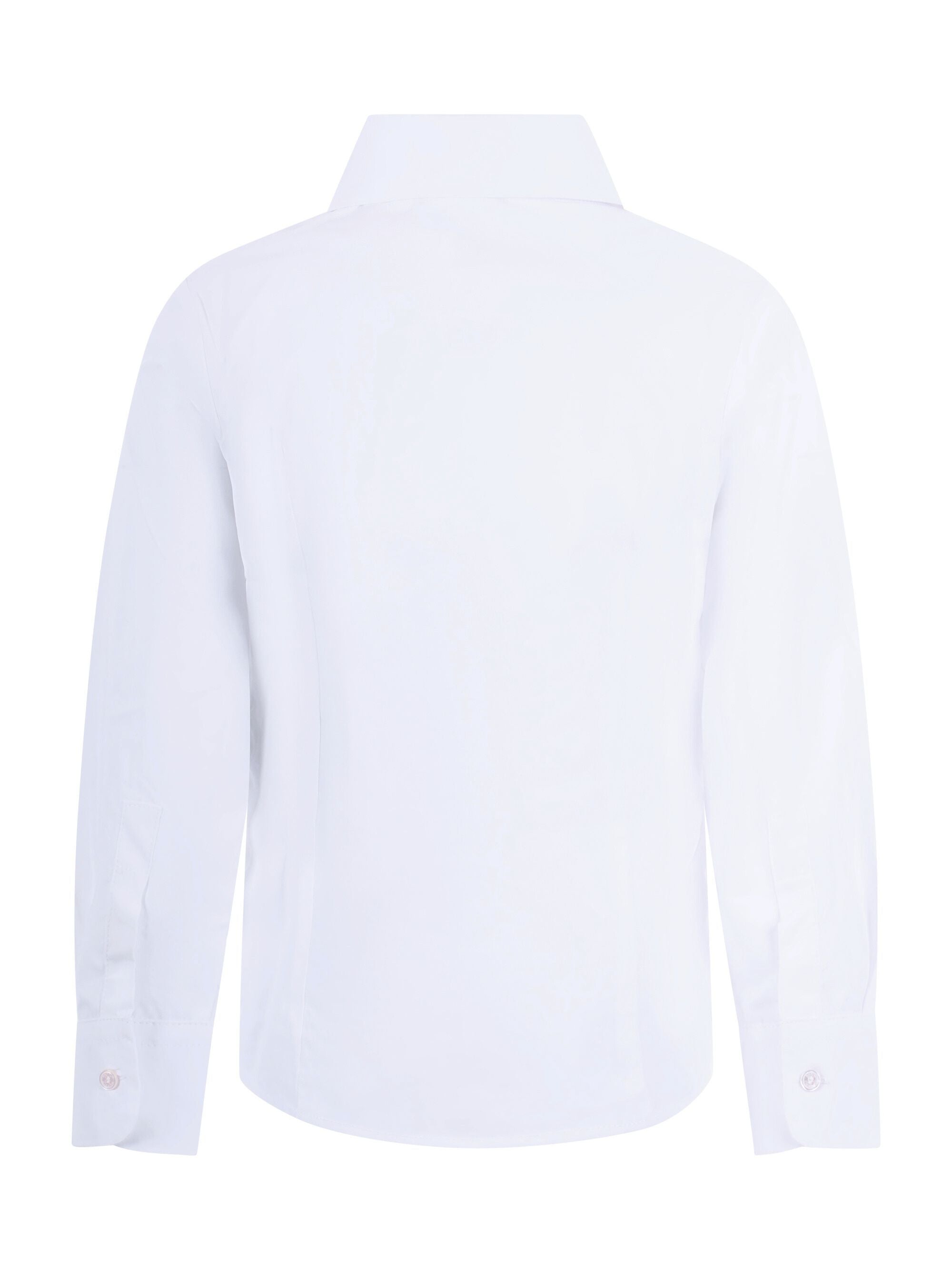 Camicia per bambino Balmain Kids bianca con colletto classico BY5P20 P0562 100BC BALMAIN KIDS