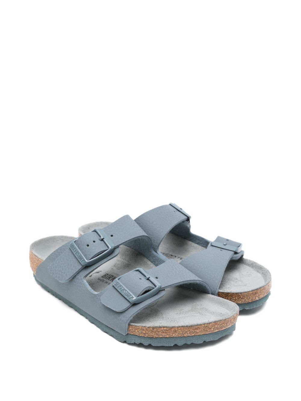 Ciabatte per bambini Birkenstock Kids Birko-Flor grigio con chiusura a fibbia 1031774 GRAY BIRKENSTOCK KIDS