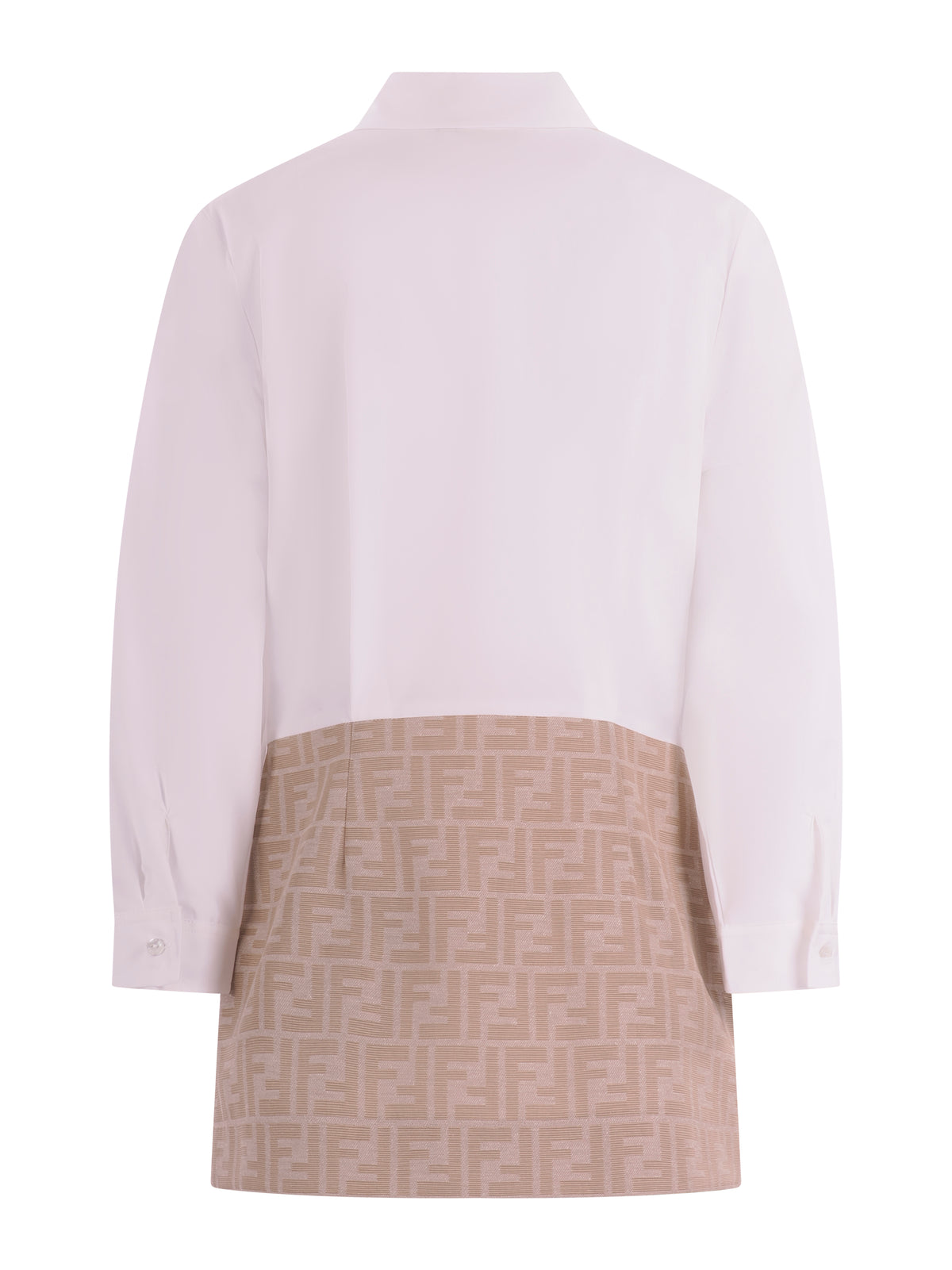 Abito per bambina Fendi Kids multicolore con gonna in tessuto jacquard JFB829 AQTK F1P2N FENDI KIDS
