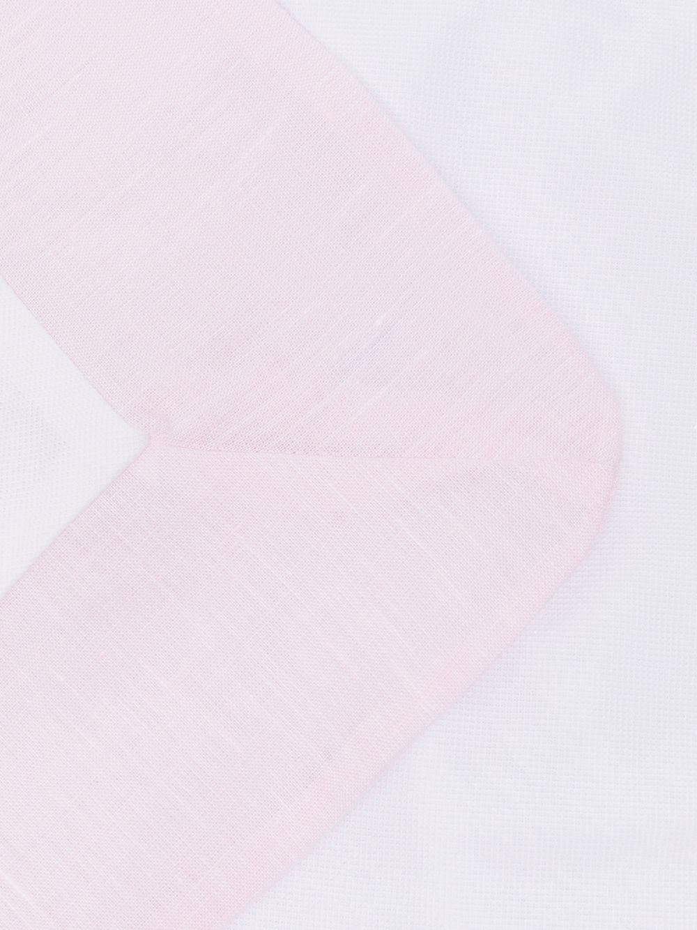 Copertina per neonata La Stupenderia bianca con dettaglio fiocco rosa 2TBCO52 N01D33 LA STUPENDERIA KIDS