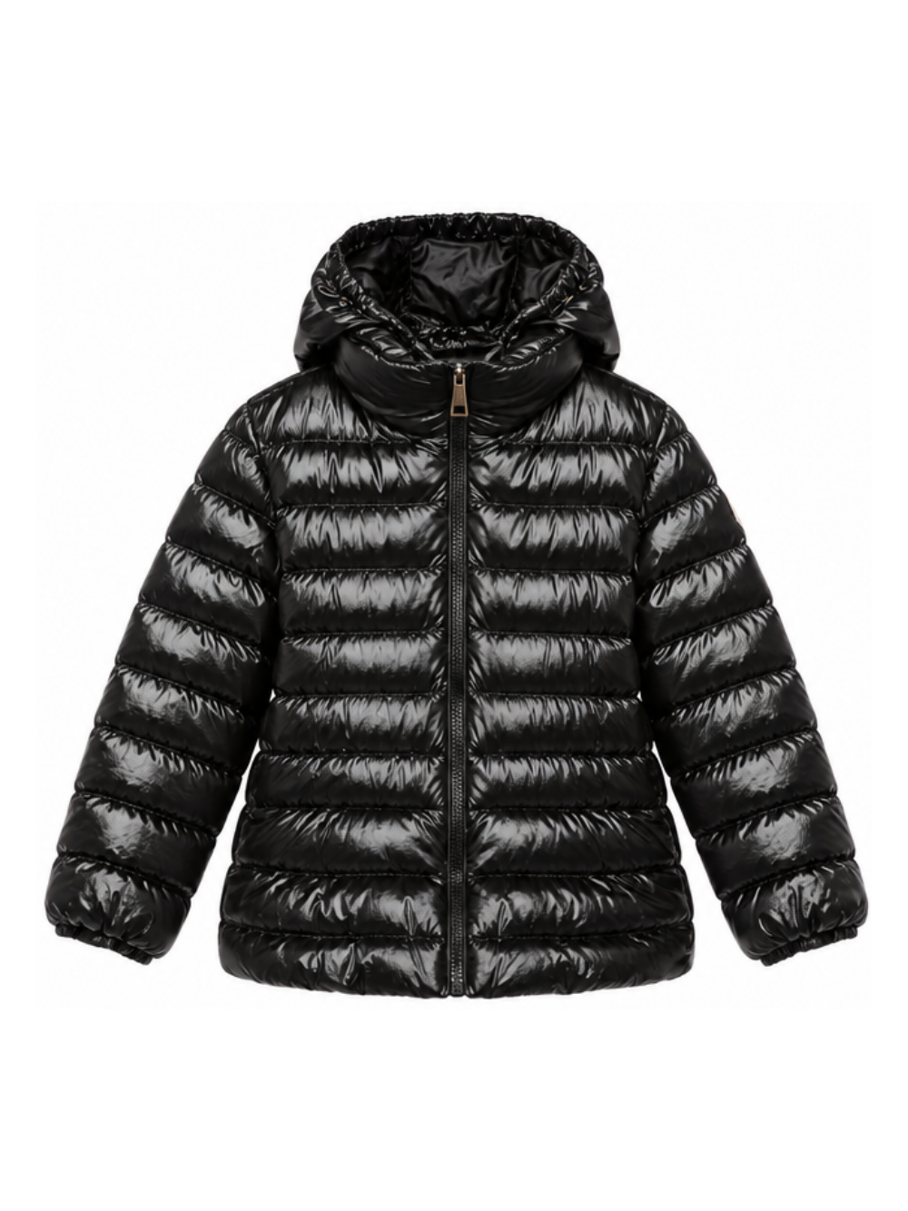 Giubbino per bambina Moncler Enfant nero con design trapuntato L19541A00015597QN 999 MONCLER KIDS